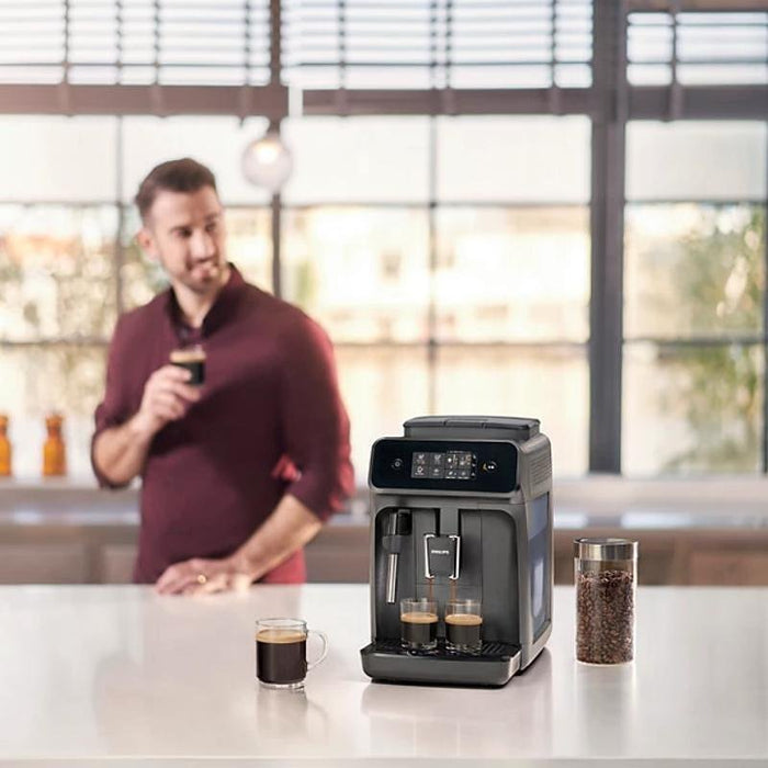 PHILIPS Fully automatic espresso machine 1200 series grey