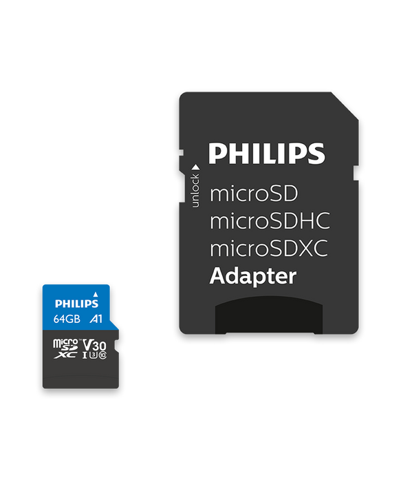 Memory USB Philips Philips MicroSDHC 64GB Cl.10/U3