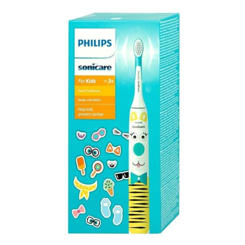 Philips Electric Toothbrush Sonicare for Kids HX3601/01 Pet Edition White/Yellow EU