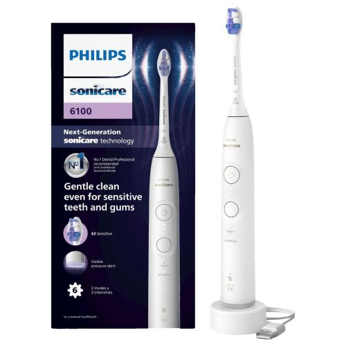 Philips Electric Toothbrush Sonicare 6100 Series HX7400/01 White EU