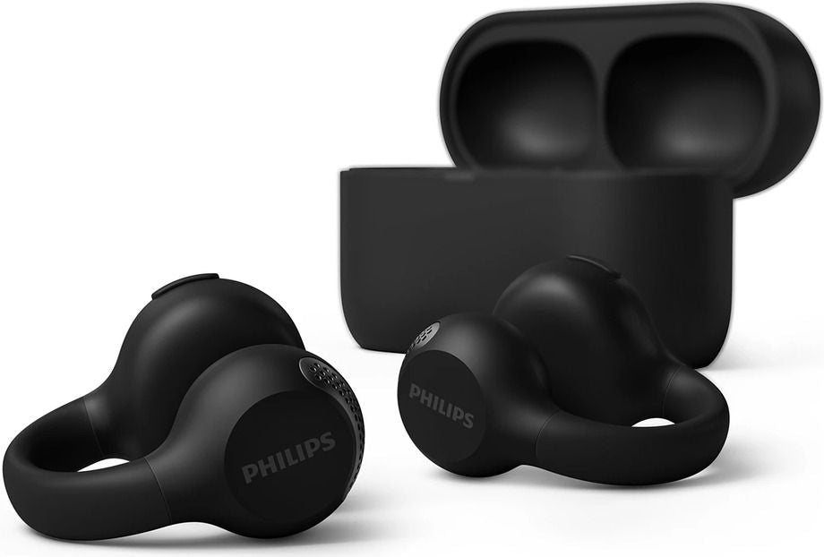 PHILIPS Bluetooth Open-Ear Headphones up to 28 hours playtime black