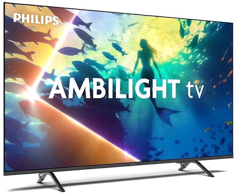 TV PHILIPS 65PUS8010/12, 65"(164 cm), LED 4K Ambilight, Smart, Titan OS