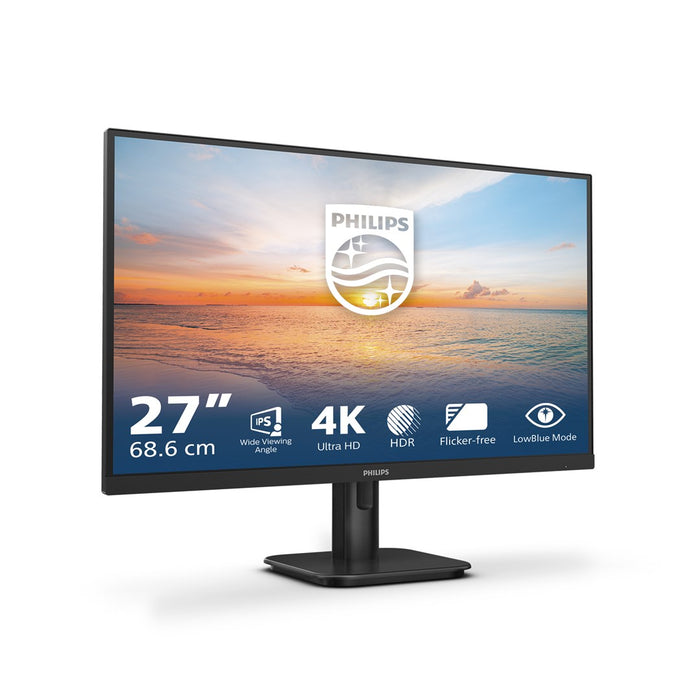 Philips 27E1N1800A, 27" IPS WLED, 3840x2160@60Hz, 4ms GtG, 350cd m/2, 1000:1, Mega Infinity DCR, Adaptive Sync, FlickerFree, Blue Light Soft, 2Wx2, Tilt, 2xHDMI, DP