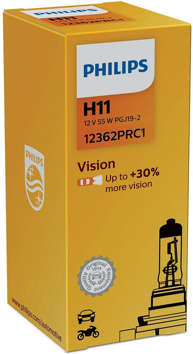 PHILIPS VISION H11 3200K 55W 12V CARTON BLISTER 1 PCS