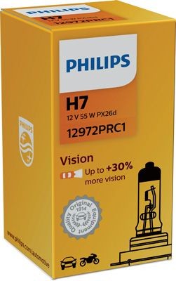 PHILIPS VISION H7 3200K 55W 12V CARTON BLISTER 1 PCS