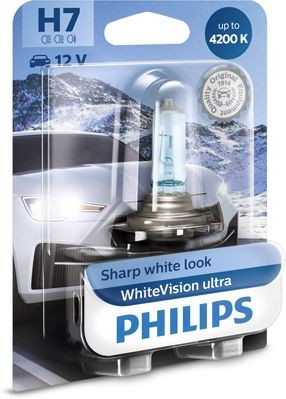 PHILIPS WHITEVISON ULTRA H7 5000K 55W 12V CARTON BLISTER 1 PCS