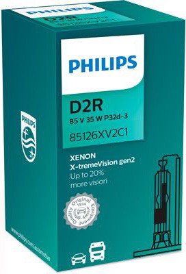 PHILIPS X-TREMEVISION GEN2 D2R 4800K 35W 85V CARTON BOX 1 PCS