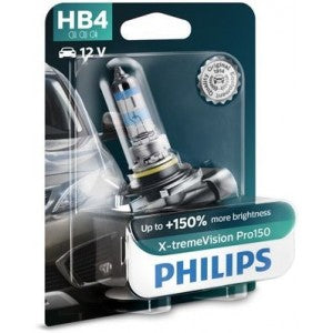 PHILIPS X-TREMEVISION PRO150 HB4 3400K 60W 12V CARTON BLISTER 1 PCS