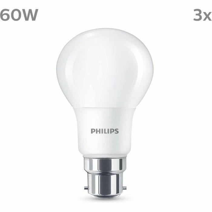 LED lamp Philips 60 W Matt Soft green F 8 W 60 W B22 3 Units (2700 K)