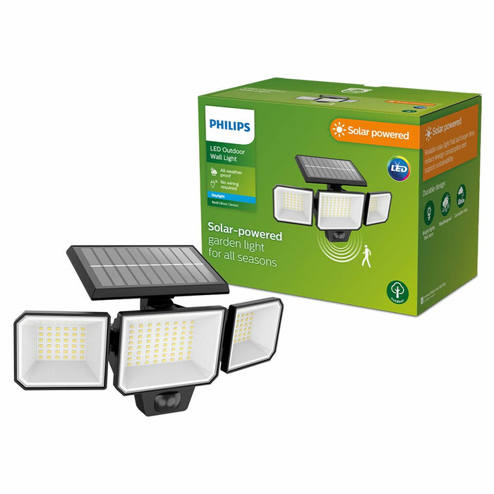 Solar-powered spotlight Philips 8,7 W 5000 K 29 x 11,7 x 16,8 cm Black Solar