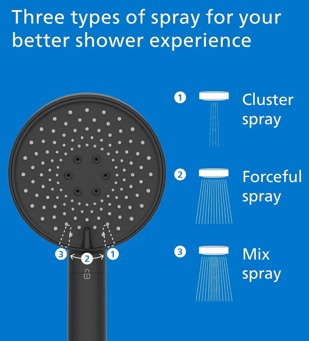 Shower head with filter ASH1516BK/10