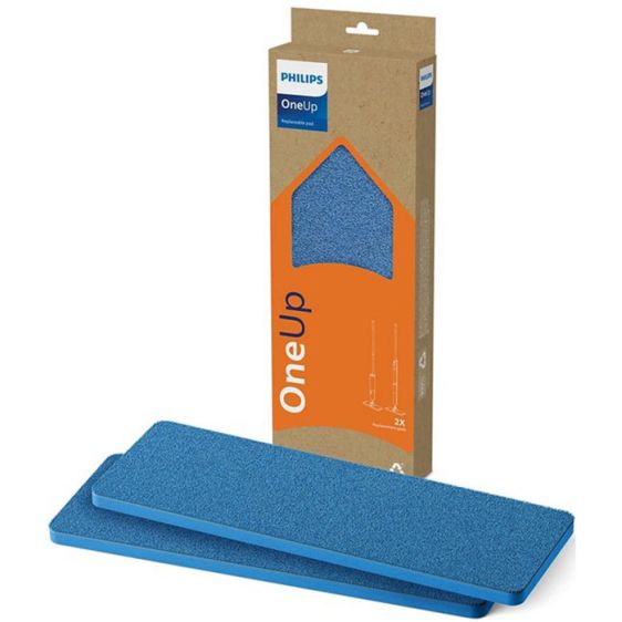 Replacement pads for Philips OneUp XV1882/20, double pack