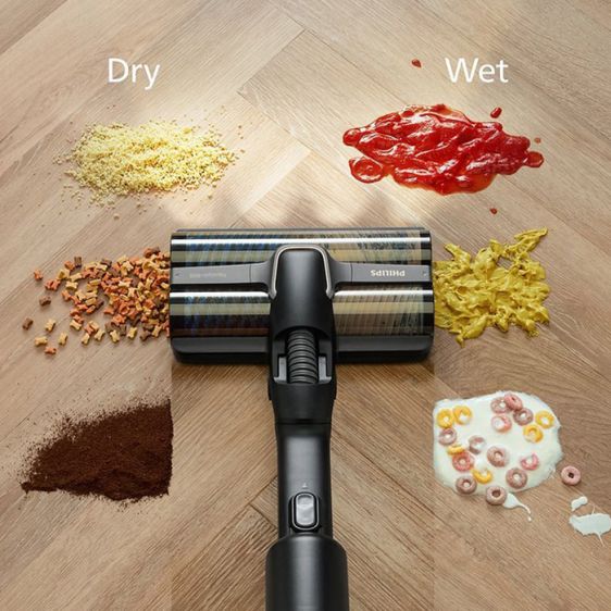 Vacuum cleaner PHILIPS AquaTrio Cordless XW9465/11, 2 batteries
