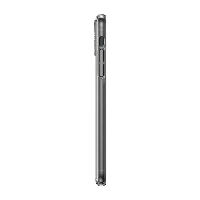 Phone case Baseus Magnetic Crystal Clear for iPhone 11 Pro Max (transparent) with all-tempered-glass screen protector