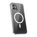 Phone case Baseus Magnetic Crystal Clear for iPhone 12 (transparent) with all-tempered-glass screen protector