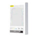 Phone case Baseus Magnetic Crystal Clear for iPhone 12 (transparent) with all-tempered-glass screen protector