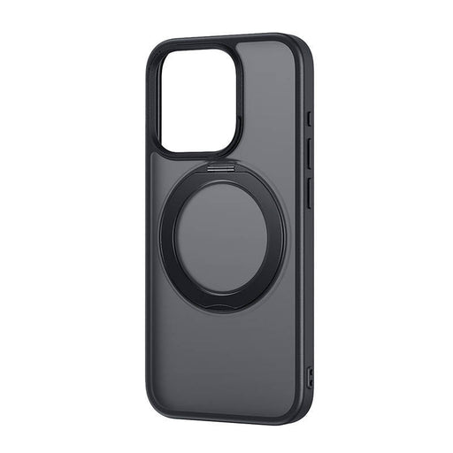 Phone Case Baseus SkyRing Magnetic with Stand for iP 13 Pro + tempered-glass and cleaning kit (black) - Protective