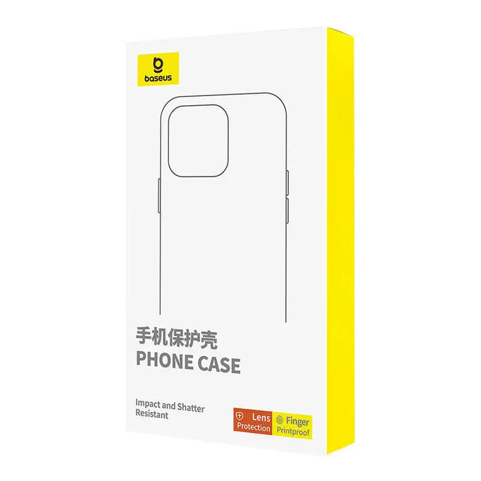 Phone Case Baseus SkyRing Magnetic with Stand for iP 14 Pro Max + tempered-glass and cleaning kit (purple) - Protective