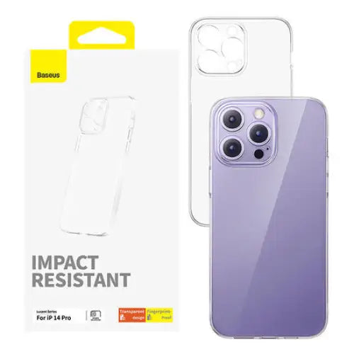 Phone Case for iP 14 PRO Baseus OS-Lucent Series (Clear) - Protective cases for smartphones<<<Cases<<<GSM