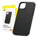 Phone Case for iPhone 15 Baseus Fauxther Series (Black) - Protective cases for smartphones<<<Cases<<<GSM
