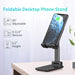 Phone stand Choetech H88-BK (black) - Cell phone holders<<<HurtelXML&&&Bases and stands<<<stands<<<tripods<<<Selfie