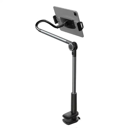 Phone / tablet rotary clip holder Baseus Otaku Life Rotary Pro (gray) - Bases and stands<<<stands<<<tripods<<<Selfie