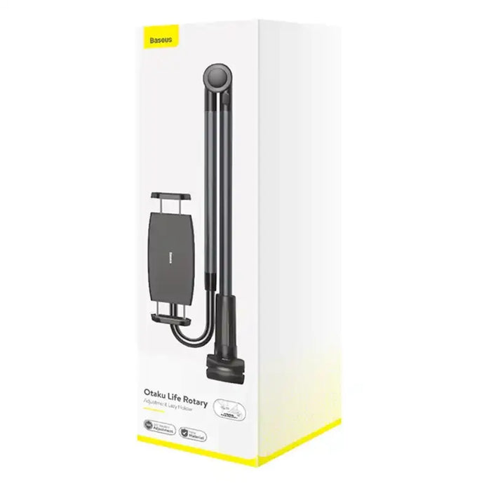 Phone / tablet rotary clip holder Baseus Otaku Life Rotary Pro (gray) - Bases and stands<<<stands<<<tripods<<<Selfie