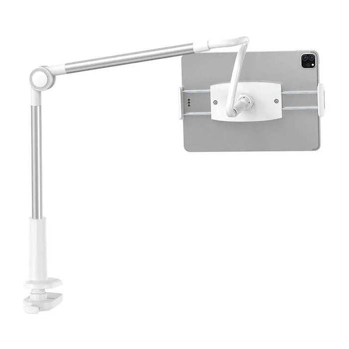 Phone / tablet rotary clip holder Baseus Otaku Life Rotary Pro (silver) - Bases and stands<<<stands<<<tripods<<<Selfie