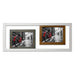 PHOTO FRAME COLLAGE FOR 2 PHOTOS NOVA DEKOR 23X56 CM WHITE - Рамки и клипс<<<Декорации<<<Мебели и интериор<<<Praktiker