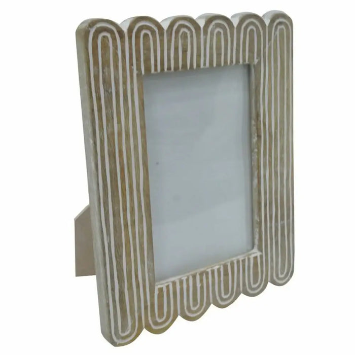 Photo frame DKD Home Decor 19 x 2 x 21 cm 16 x 2 x 21 cm Natural Colonial Mango wood - Декорация и Осветление<<<Дом