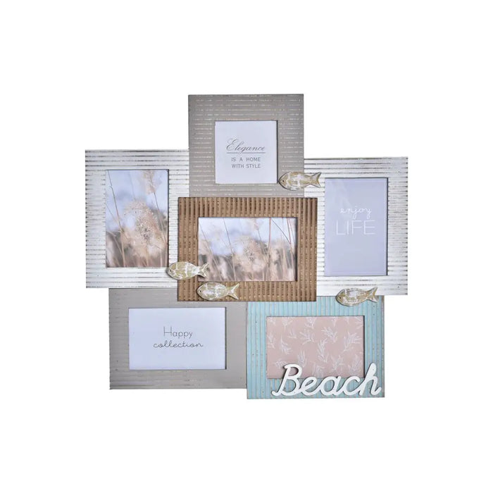 Photo frame DKD Home Decor Beach 46,5 x 2 x 44,5 cm Wood Sailor - Декорация и Осветление<<<Дом Градина<<<BigBuy&&&Рамки