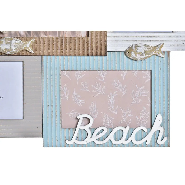 Photo frame DKD Home Decor Beach 46,5 x 2 x 44,5 cm Wood Sailor - Декорация и Осветление<<<Дом Градина<<<BigBuy&&&Рамки