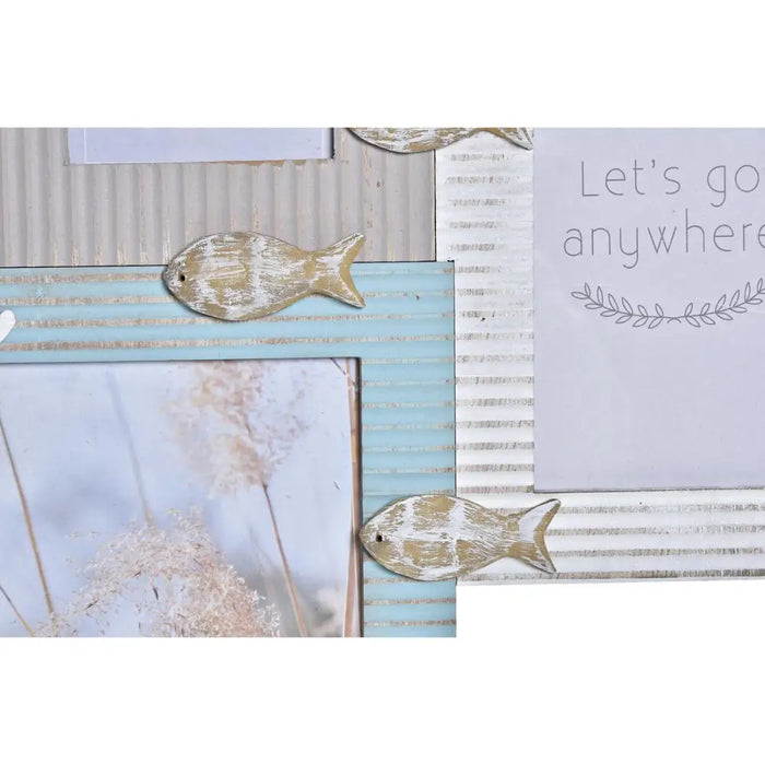 Photo frame DKD Home Decor Beach 51 x 2 x 40,5 cm Wood Sailor - Декорация и Осветление<<<Дом Градина<<<BigBuy&&&Рамки