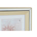 Photo frame DKD Home Decor Golden Silver Aluminium Crystal polystyrene Traditional 47 x 2 x 40 cm (2 Units) - Декорация