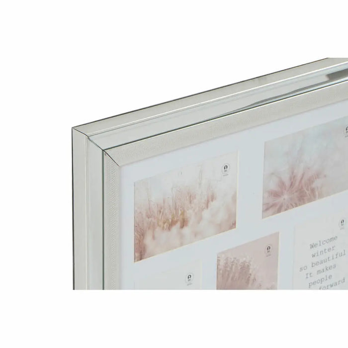 Photo frame DKD Home Decor Golden Silver Aluminium Crystal polystyrene Traditional 47 x 2 x 40 cm (2 Units) - Декорация