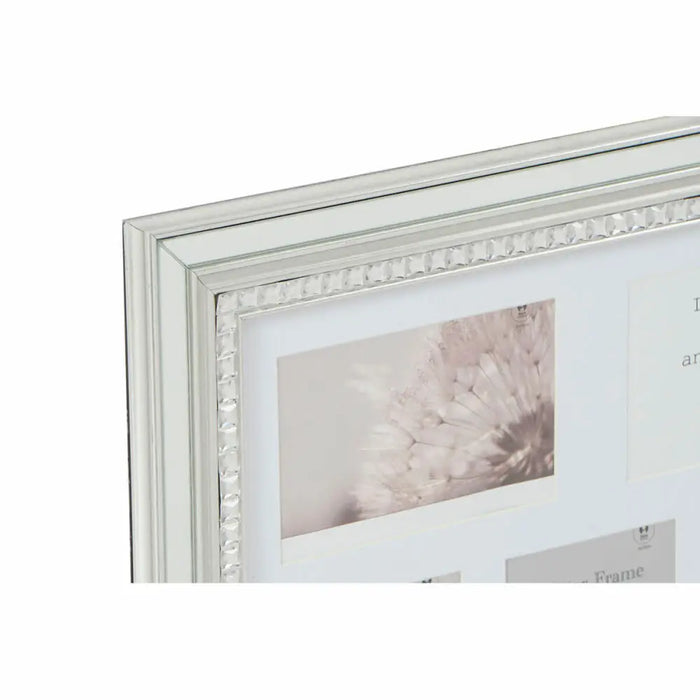 Photo frame DKD Home Decor Luxury 46,5 x 2 x 40 cm Crystal Silver Golden polystyrene Traditional (2 Units) - Декорация