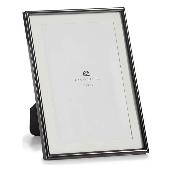 Photo frame Gift Decor Black Crystal Steel (12 Units) - Декорация и Осветление<<<Дом Градина<<<BigBuy&&&Рамки за