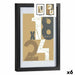 Photo frame Gift Decor Black Glass MDF Wood (6 Units) - Декорация и Осветление<<<Дом Градина<<<BigBuy&&&Рамки за