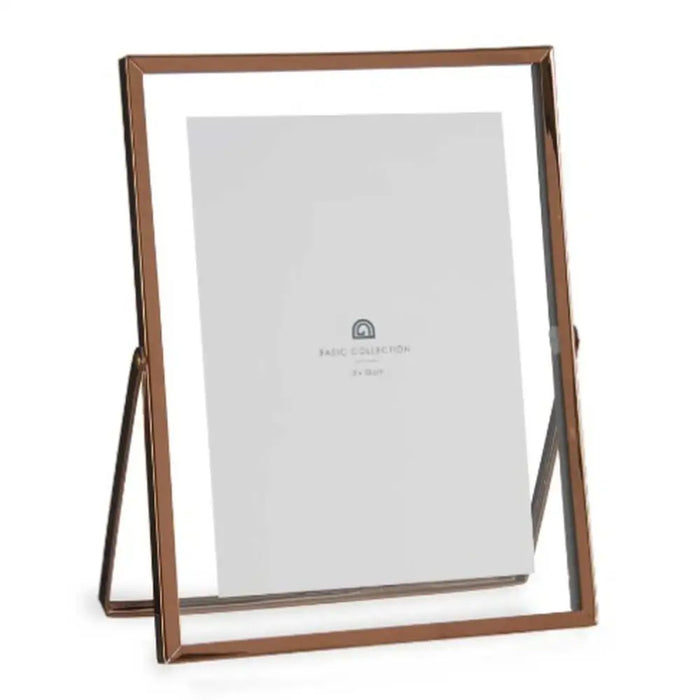 Photo frame Gift Decor Copper Metal Glass Plastic (12 Units) - Декорация и Осветление<<<Дом Градина<<<BigBuy&&&Рамки за