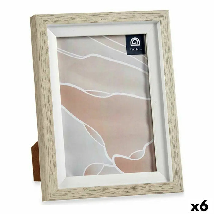 Photo frame Gift Decor White Beige Glass Crystal polystyrene Plastic (6 Units) - Декорация и Осветление<<<Дом