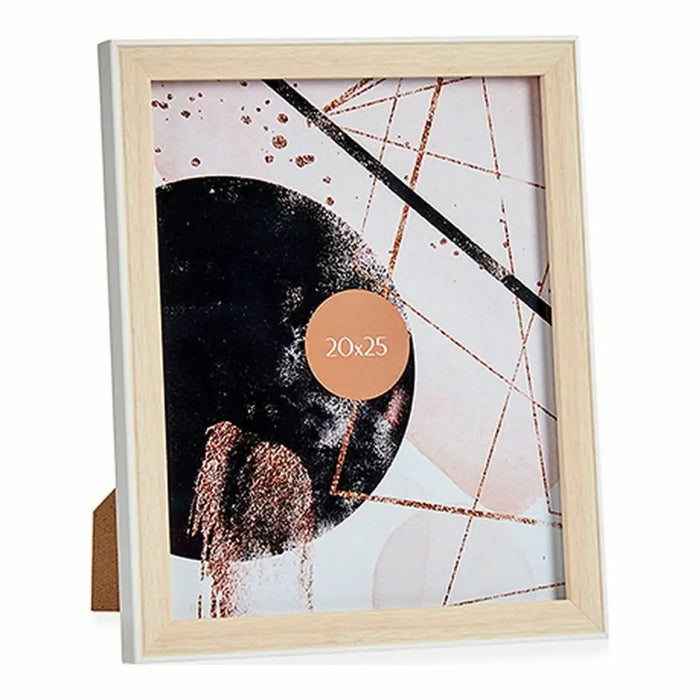 Photo frame Gift Decor White Brown Glass polypropylene (6 Units) - Декорация и Осветление<<<Дом