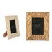 Photo frame Gift Decor White Brown Mango wood Buddha (6 Units) - Декорация и Осветление<<<Дом Градина<<<BigBuy&&&Рамки
