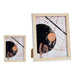 Photo frame Gift Decor White Brown Wood Glass polypropylene Plastic - Декорация и Осветление<<<Дом