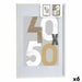 Photo frame Gift Decor White polystyrene Plastic MDF Wood 50 x 70 cm (6 Units) - Декорация и Осветление<<<Дом