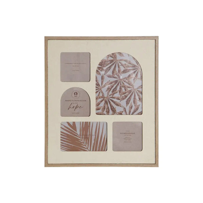 Photo frame Home ESPRIT Beige Crystal MDF Wood Scandinavian 34 X 2 X 39 cm - Декорация и Осветление<<<Дом