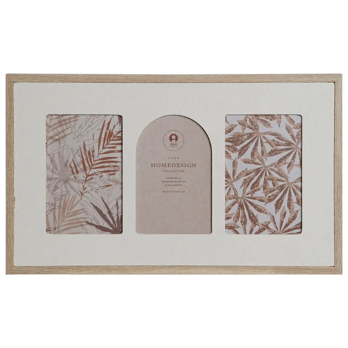 Photo frame Home ESPRIT Beige Crystal MDF Wood Scandinavian 39 X 2 X 24 cm - Декорация и Осветление<<<Дом