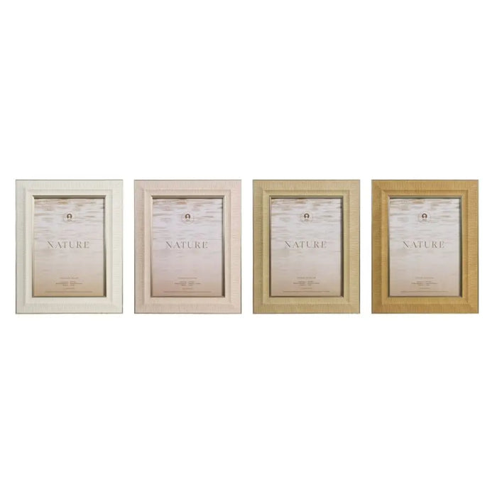 Photo frame Home ESPRIT Brown Beige Crystal polystyrene Scandinavian (4 Units) - Декорация и Осветление<<<Дом