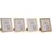 Photo frame Home ESPRIT Crystal MDF Wood Scandinavian 23 x 2,8 x 28 cm (4 Units) - Декорация и Осветление<<<Дом