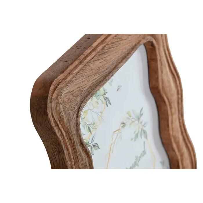 Photo frame Home ESPRIT Natural Mango wood Waves Urban 18,5 X 2 X 25 cm - Декорация и Осветление<<<Дом