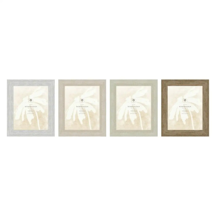 Photo frame Home ESPRIT White Beige Crystal polystyrene Marble Scandinavian 26 x 2 x 31 cm (4 Units) - Декорация и